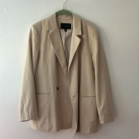 Banana Republic Light Tan Women's Blazer - Picture 2 of 5